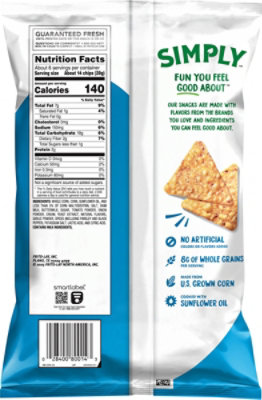 Doritos Simply Tortilla Chips Zesty Cool Ranch 5 1/2 Oz - 5.5 OZ - Image 5