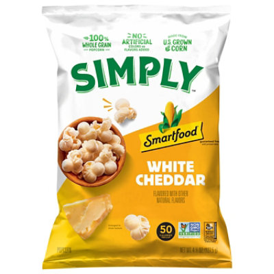 Smartfood Simply Popcorn White Cheddar 4.5 Oz - 4.5 OZ - Image 2