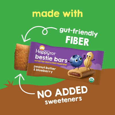 Happy Tot Gluten Free Tb Peanut Butter Blueberry Bars 5x.74oz - 3.7 OZ - Image 2