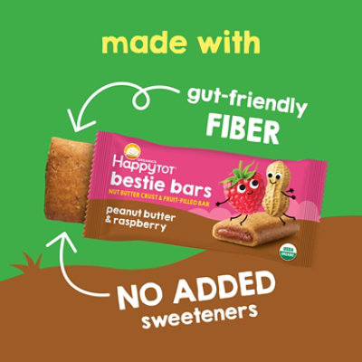 Happy Tot Gluten Free Tb Peanut Butter Raspberry Bars 5x.74oz - 3.7 OZ - Image 2
