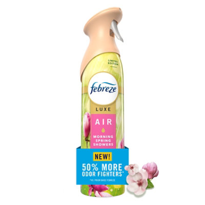 Febreze Air Freshener Aerosol / Sprays Morning Spring Showers - 8.1 OZ - Image 1