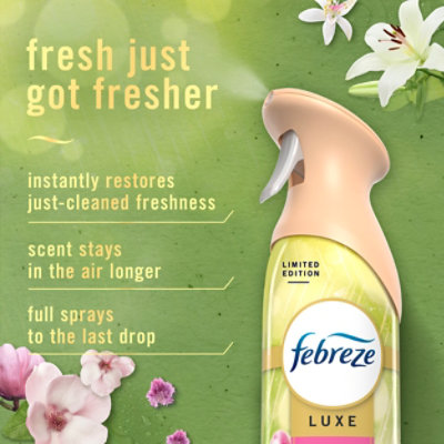 Febreze Air Freshener Aerosol / Sprays Morning Spring Showers - 8.1 OZ - Image 3