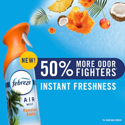 Febreze Air Freshener Aerosol / Sprays Warm Ocean Breeze - 8.1 OZ - Image 2