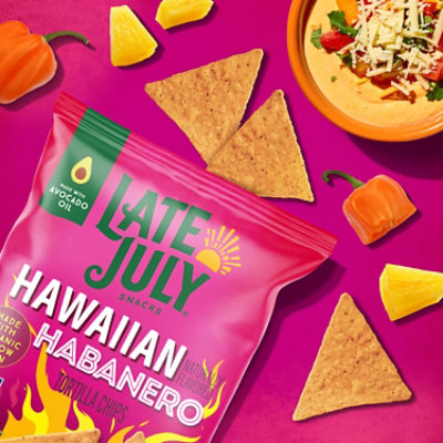 Late July Snacks Hawaiian Habanero Tortilla Chips 6 Oz Bag - 6 OZ - Image 2