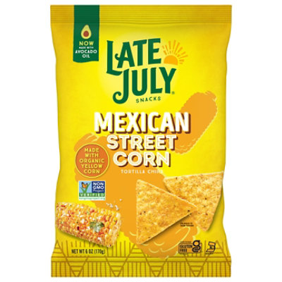 Late July Snacks Mexican Street Corn Tortilla Chips, 6 Oz Bag - 6 OZ - Image 4