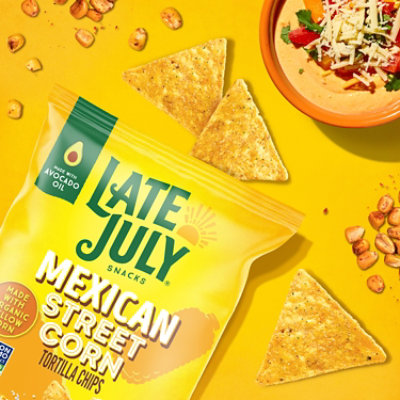 Late July Snacks Mexican Street Corn Tortilla Chips, 6 Oz Bag - 6 OZ - Image 2
