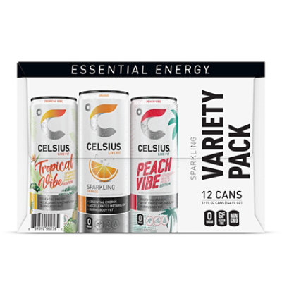 Celsius Sparkling Variety Pack Functional Energy Drink 12 Fl Oz Pack Of 12 - 144 FZ - Image 4