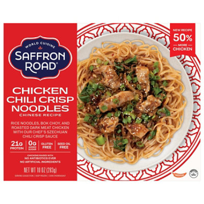 Saffron Road Chicken Chili Crisp Noodles 10oz - 10 OZ - Image 1