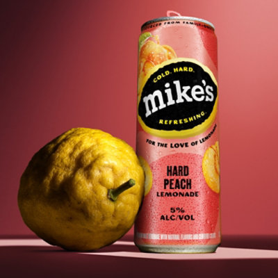 Mikes Hard Peach Lemonade 6pk 12oz 5% In Cans - 6-12 FZ - Image 1