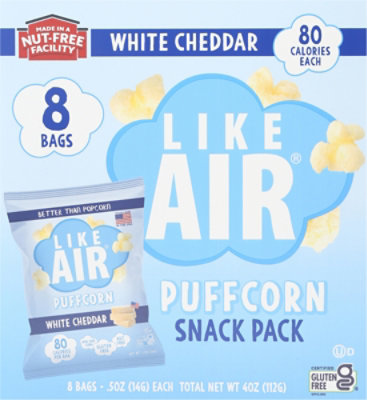 Like Air Puffcorn White Cheddar 8pc - 4 OZ - Image 5