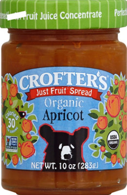 Crofters Apricot Spread - 10 OZ - Image 1
