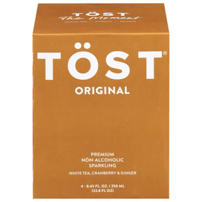 Tost Non Alc Sparkling Original 250ml 4pk Cans Wine - 4-250 ML - Image 2