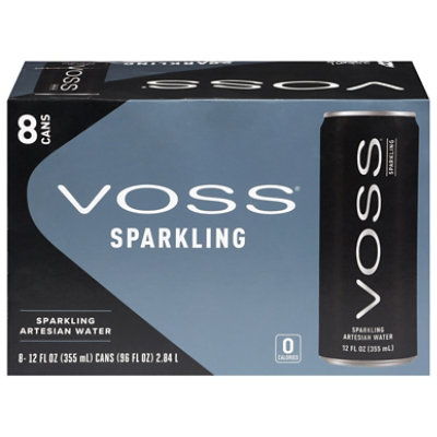 Voss Sparkling Water Artesian 8-12fz - 8-12FZ - Image 1