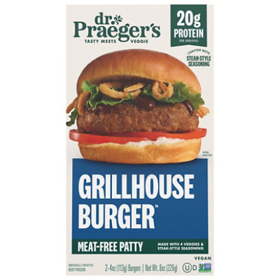 Dr Praeger Burger Grillhouse Grillhouse Burger, 8 Oz - 8 OZ - Image 2
