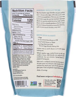 Bobs Red Mill Mix Blondie Brown Sugar - 14 OZ - Image 5