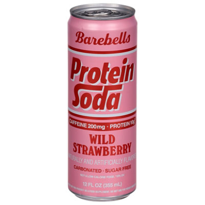 Barebells Energy Beverage Wild Strawberry - 12 FZ - Image 2