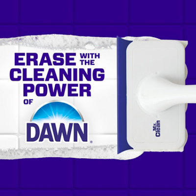 Mr. Clean Magic Eraser Shower & Tub Scrubber Kit, Lemon - 1 Cleaning Handle & 2 Erasers - EA - Image 4