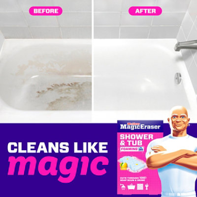 Mr. Clean Magic Eraser Shower & Tub,  Lemon - 8 Ct. - 8 CT - Image 8