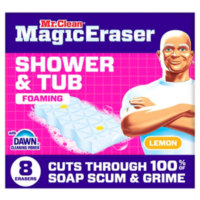 Mr. Clean Magic Eraser Shower & Tub,  Lemon - 8 Ct. - 8 CT - Image 1