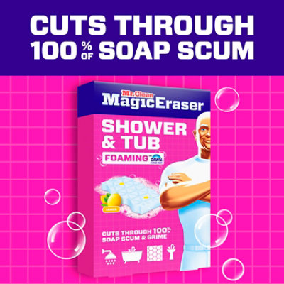 Mr. Clean Magic Eraser Shower & Tub,  Lemon - 8 Ct. - 8 CT - Image 2