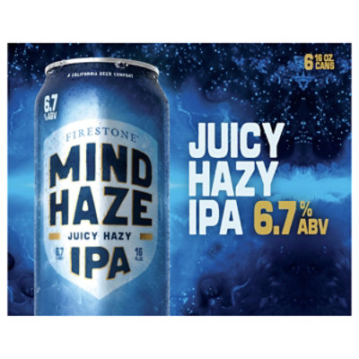 Firestone Mind Haze Ipa In Cans - 6-16 FZ - Image 2
