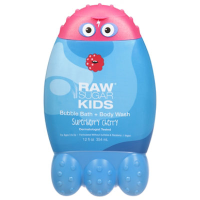Raw Sugar Kids Bubble Bath Superberry - 12 OZ - Image 1