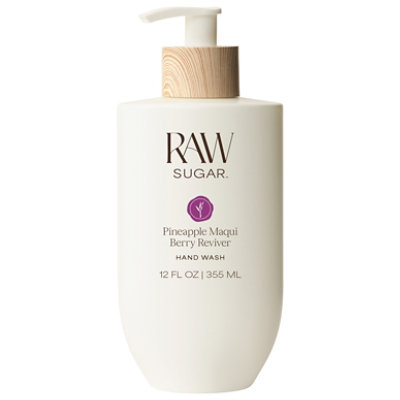 Raw Sugar Hand Wash Pineapple Maqui - 12 OZ - Image 1