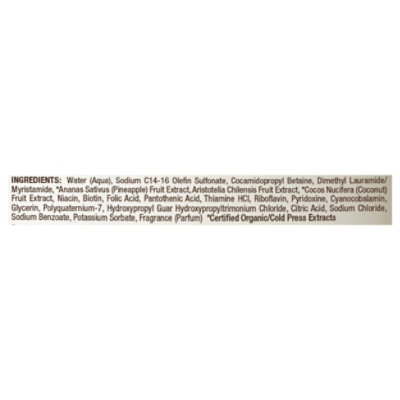 Raw Sugar Hand Wash Pineapple Maqui - 12 OZ - Image 3
