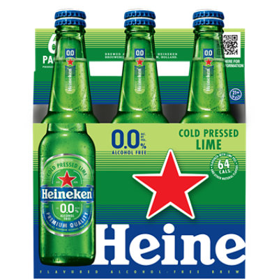 Heineken 0.0 Cold Pressed Lime Btl - 6-11.2 FZ - Image 2
