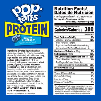 Pop Tarts With Protein Frosted Blueberry - 14.3 OZ - Image 7