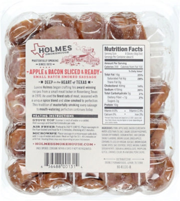 Apple & Bacon Sausage Breakfast Slices - 8 OZ - Image 5