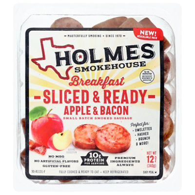 Apple & Bacon Sausage Breakfast Slices - 8 OZ - Image 1