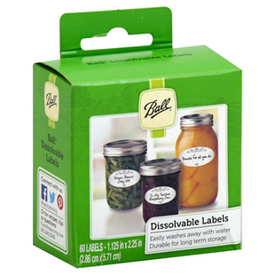 Ball Dissolvable Labels 60pk - 60 CT - Image 1