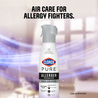 Clorox Pure Allergen Neutralizer Daily Air Spray, Nighttime Calm - 8 Oz. - 8 OZ - Image 5
