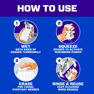 Mr. Clean Magic Eraser Xl Whole Home, Extra Durable - 6 Ct. - 6 CT - Image 7