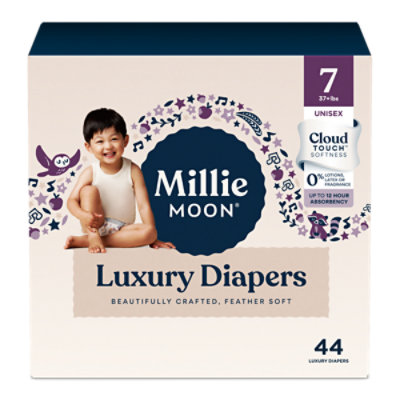Millie Moon Luxury Diapers, Size 7, 44 Count - 44 CT - Image 1