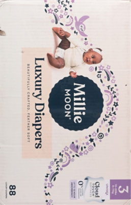 Milli Moon Diapers Sz 3 - 88 CT - Image 3