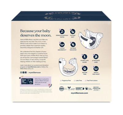 Milli Moon Diapers Sz 3 - 88 CT - Image 5