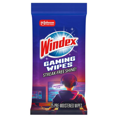 Windex Gaming Wipes 25 Ct - 25 CT - Image 1