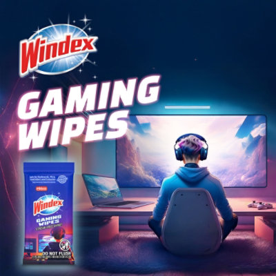 Windex Gaming Wipes 25 Ct - 25 CT - Image 4