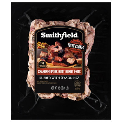 Smithfield Diced Smoked Pork Burnt Ends 16oz - 16 OZ - Image 2