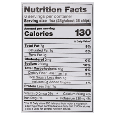 Garden Veggie Chips Avocado Oil Sea Salt 6oz - 6 OZ - Image 3