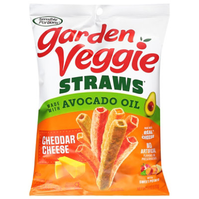 Garden Veggie Straws Avocado Oil Cheddar 6oz - 6 OZ - Image 2