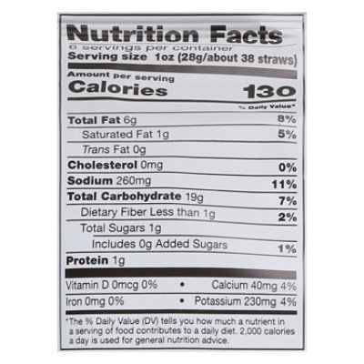 Garden Veggie Straws Avocado Oil Cheddar 6oz - 6 OZ - Image 3