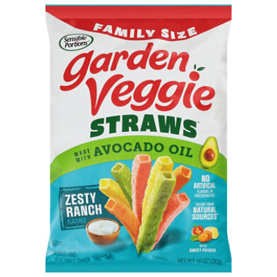 Garden Veggie Straws Avocado Oil Zesty Ranch 10oz - 10 OZ - Image 2