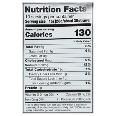 Garden Veggie Straws Avocado Oil Zesty Ranch 10oz - 10 OZ - Image 3