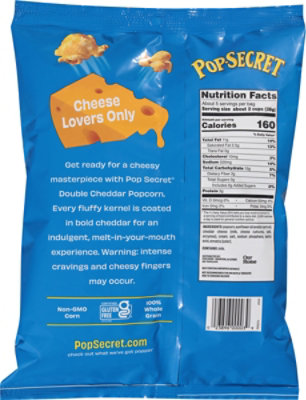 Popsecret Popcorn Double Cheddar - 5.5 OZ - Image 5