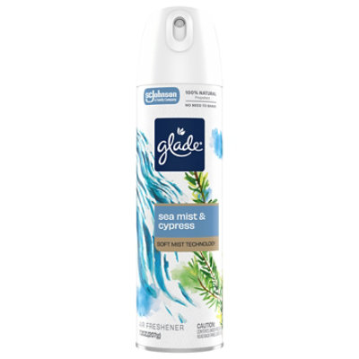 Glade Air Freshener Soft Mist Aerosol, Sea Mist & Cypress - 7.3 Oz. - 7.3 OZ - Image 2
