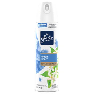 Glade Air Freshener Soft Mist Aerosol, Clean Linen - 7.3 Oz. - 7.3 OZ - Image 2