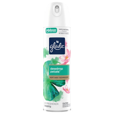 Glade Air Freshener Soft Mist Aerosol, Dewdrop Petals - 7.3 Oz. - 7.3 OZ - Image 2